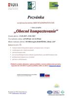pozvánka obecné kompostovanie